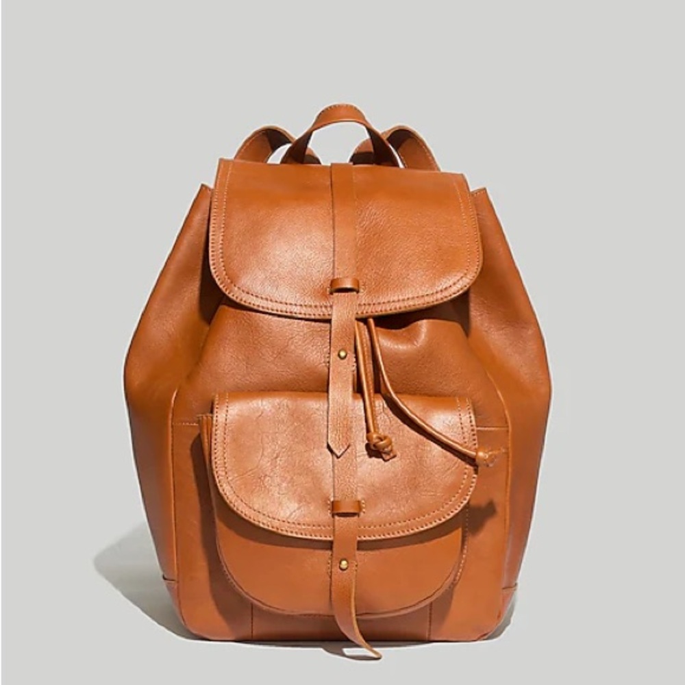 Madewell Transport Rucksack Leather Backpack